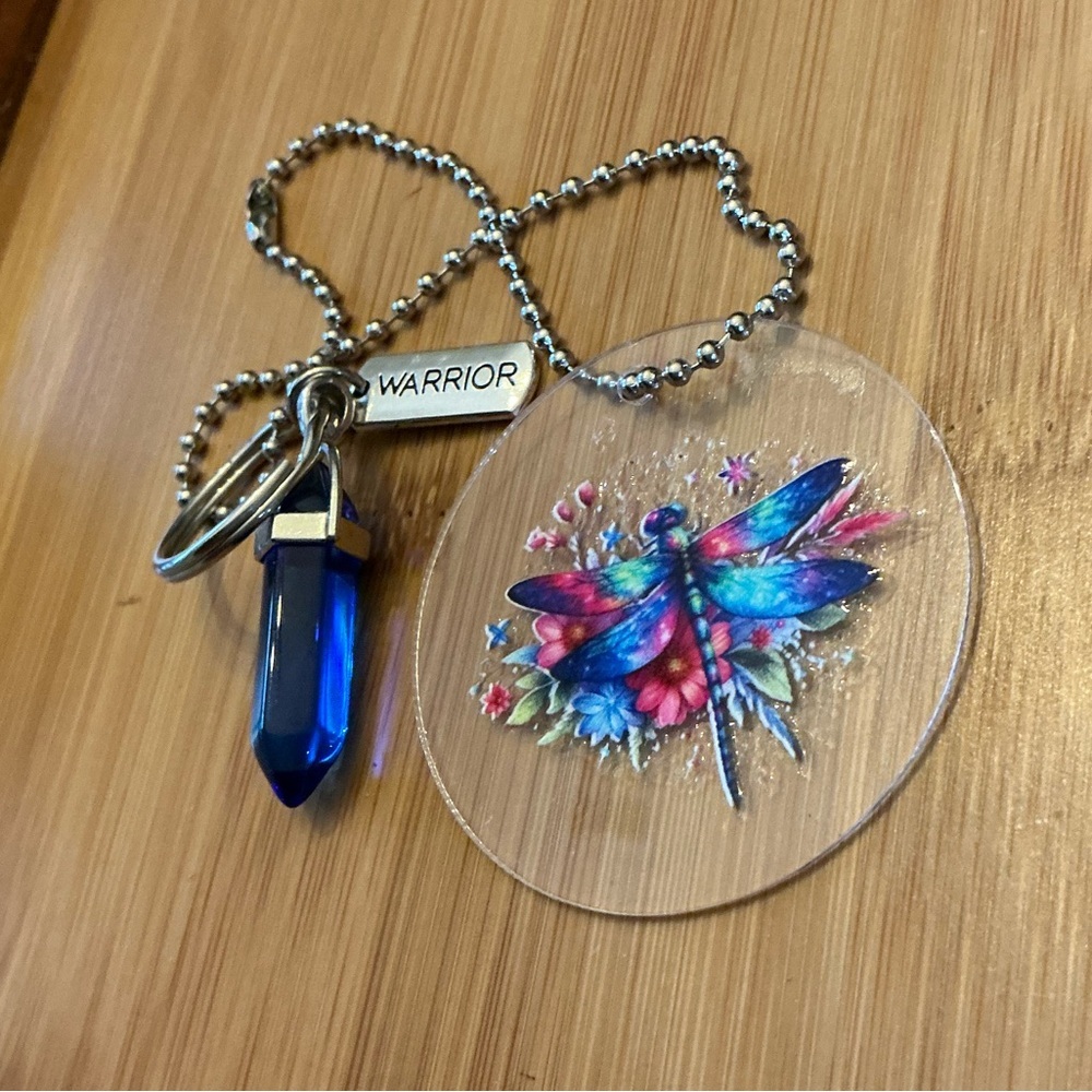 Rearview mirror chain, handmade!  Great car decor!